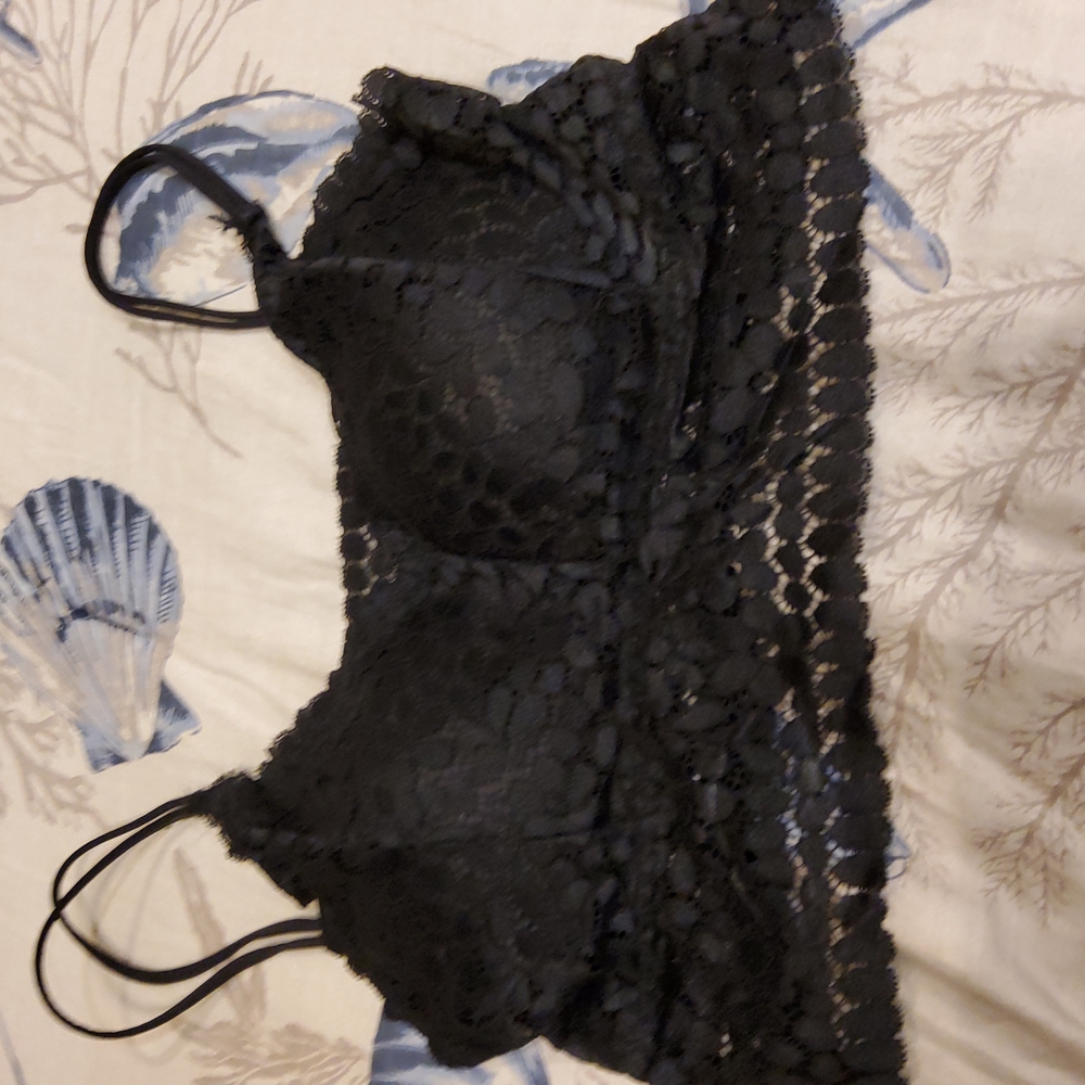 Black lace Bralette size medium